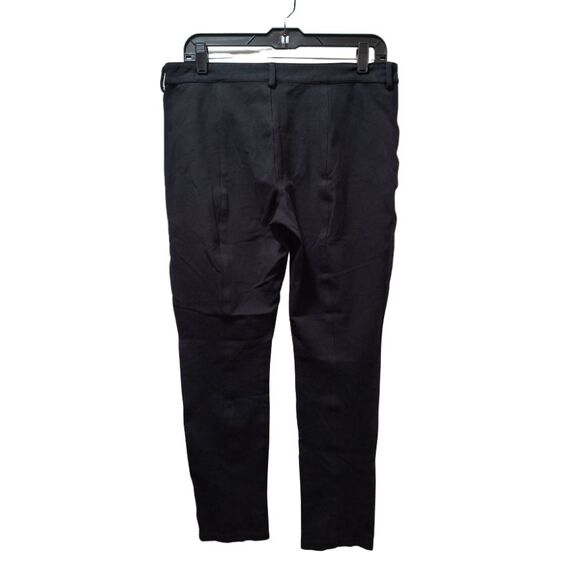 NYDJ Pants Women's 10 Black Straight Lift Tuck Stretch Trousers 32x28.5 - Picture 2 of 4